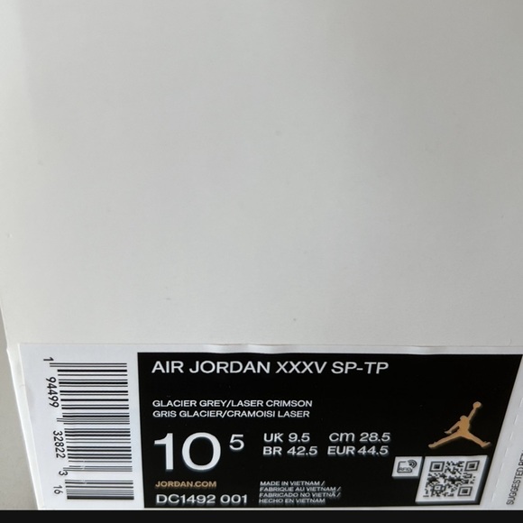 AIR Jordan 35 Center of Gravity - Picture 7 of 7